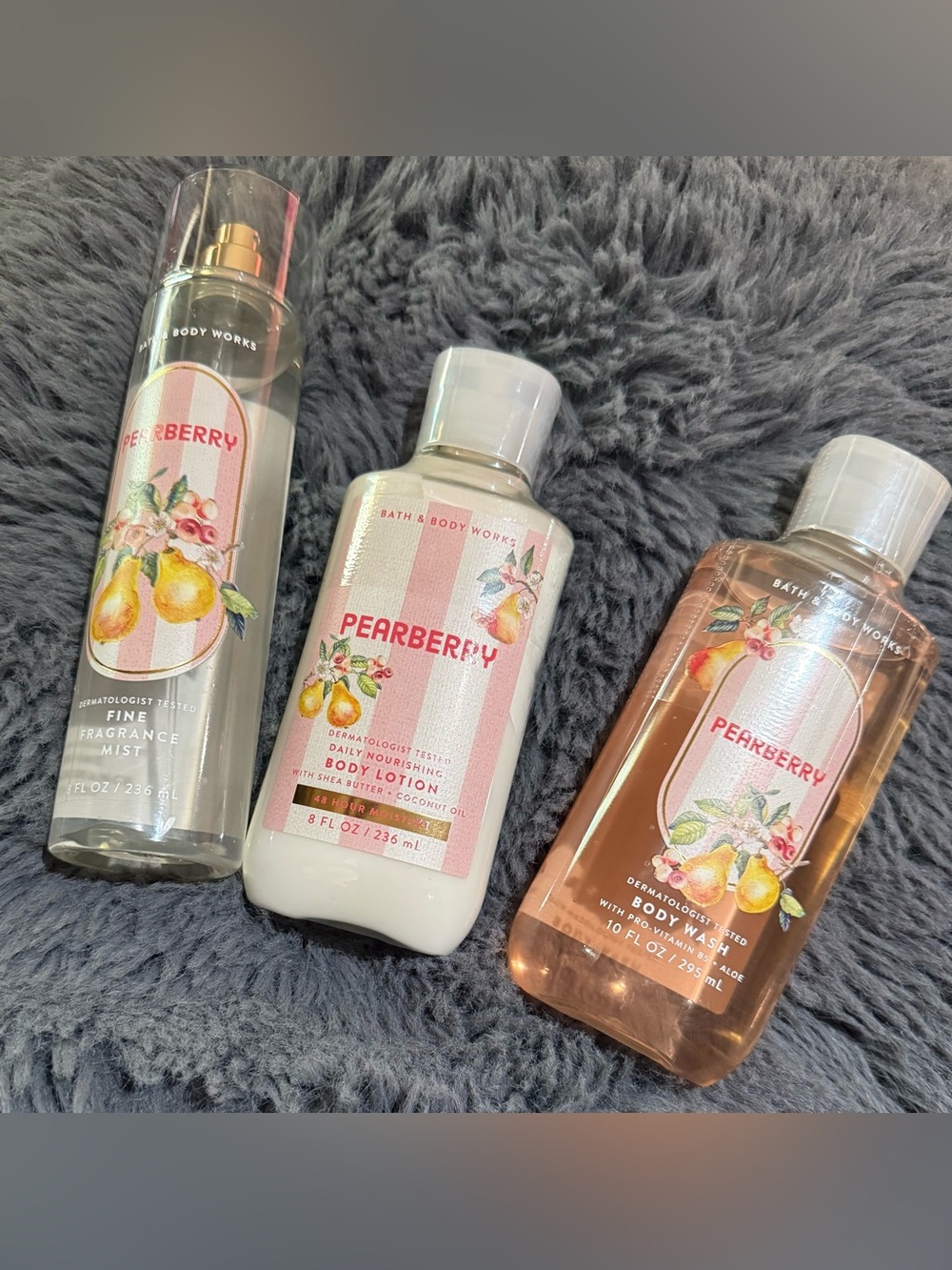 Bath & Body Works Pearberry fragrance set